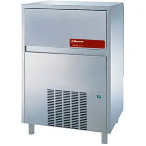 Diamond ICEV250W Stainless Steel Flat Ice Cube Maker, 105kg/24hrs Output