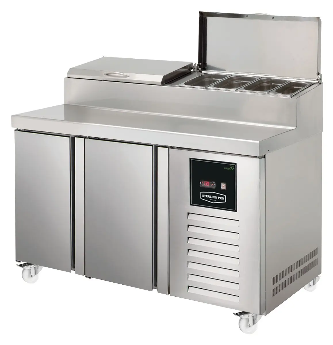 Sterling Pro Green SPIZ-135 2 Door Refrigerated Preparation Counter