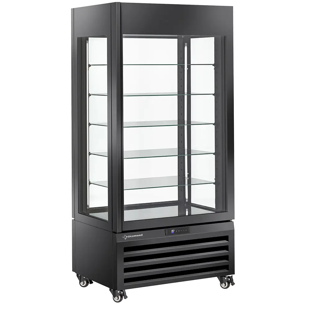 Diamond MAX-609-CB Ventilated Glass Showcase, 600 Litres