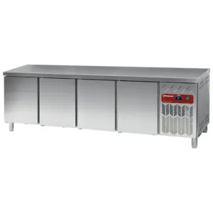 Diamond DP255/PC-R2 4 Door Refrigerated Preparation Counter, 760 Litres