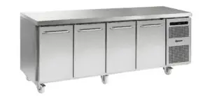 Gram K 2207 CSG A DL/DL/DL/DR C2 4 Door Stainless Steel Refrigerated Counter, 668 Litres
