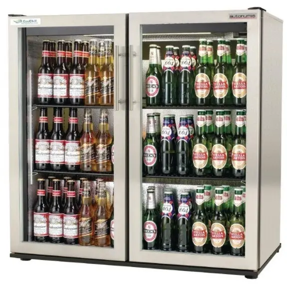 Autonumis RVC00007 EcoChill Double Door Bottle Cooler, 156 x 330ml Bottles / 288 x 330ml Cans