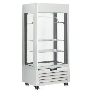Diamond MAX-607-MW Glass Showcase w/ 2 Shelves & 1 Meat Bar, 600 Litres