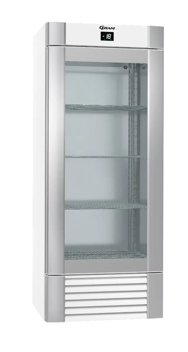 Hoshizaki Gram ECO MIDI FG 82 LLG 4W K Glass Single Door Display Upright Freezer, 603 Litres
