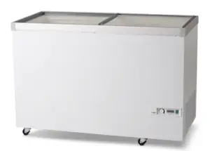 Vestfrost IKG405 Sliding Glass Lid Display Freezer, 386 Litres