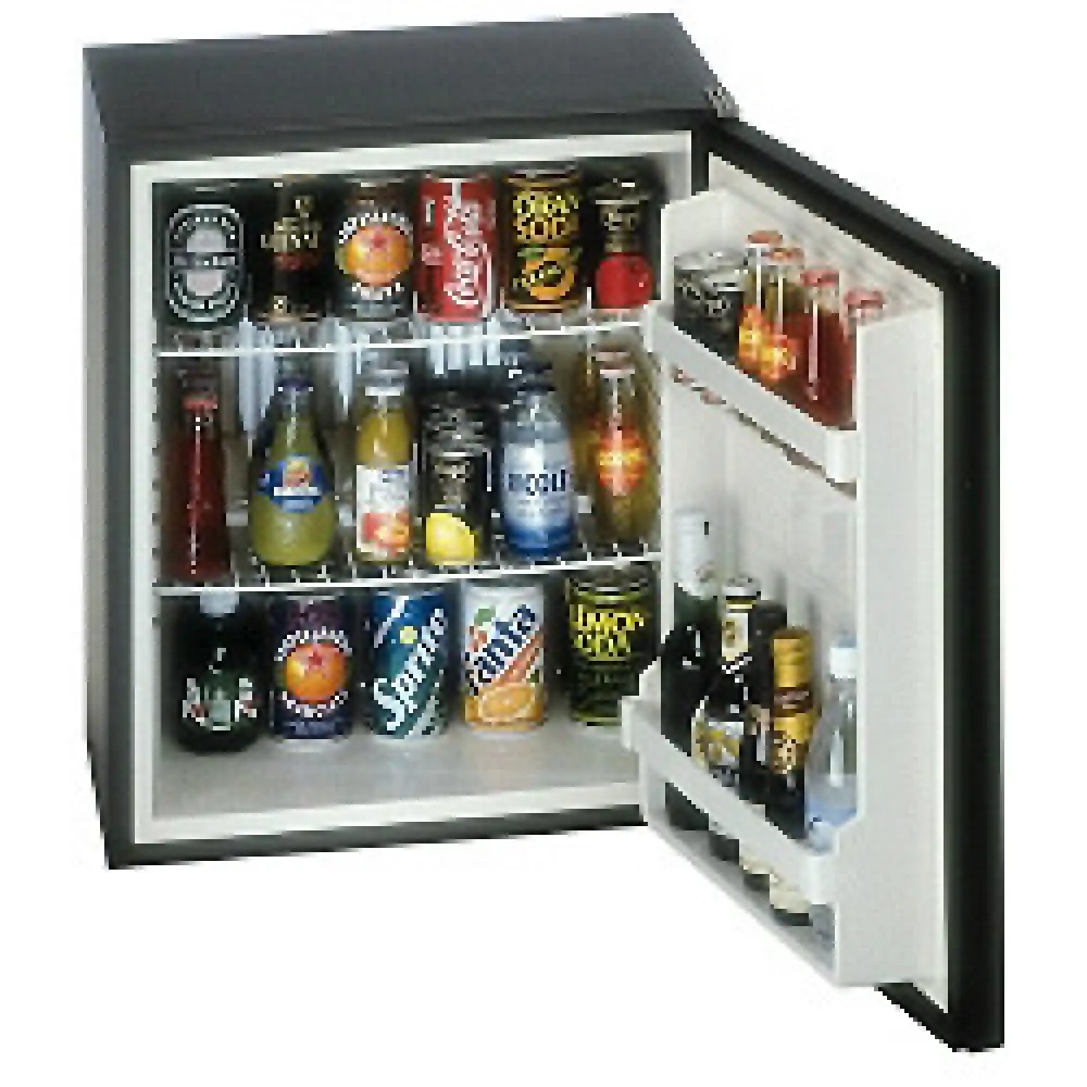 Diamond C330S/V-LIQ Glass Single Door Black Minibar Fridge, 33 Litres