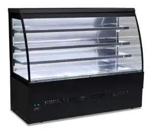 Sterling Pro EVO-SELF-150-BLACK Black Self Service Patisserie Counter, 1500mm