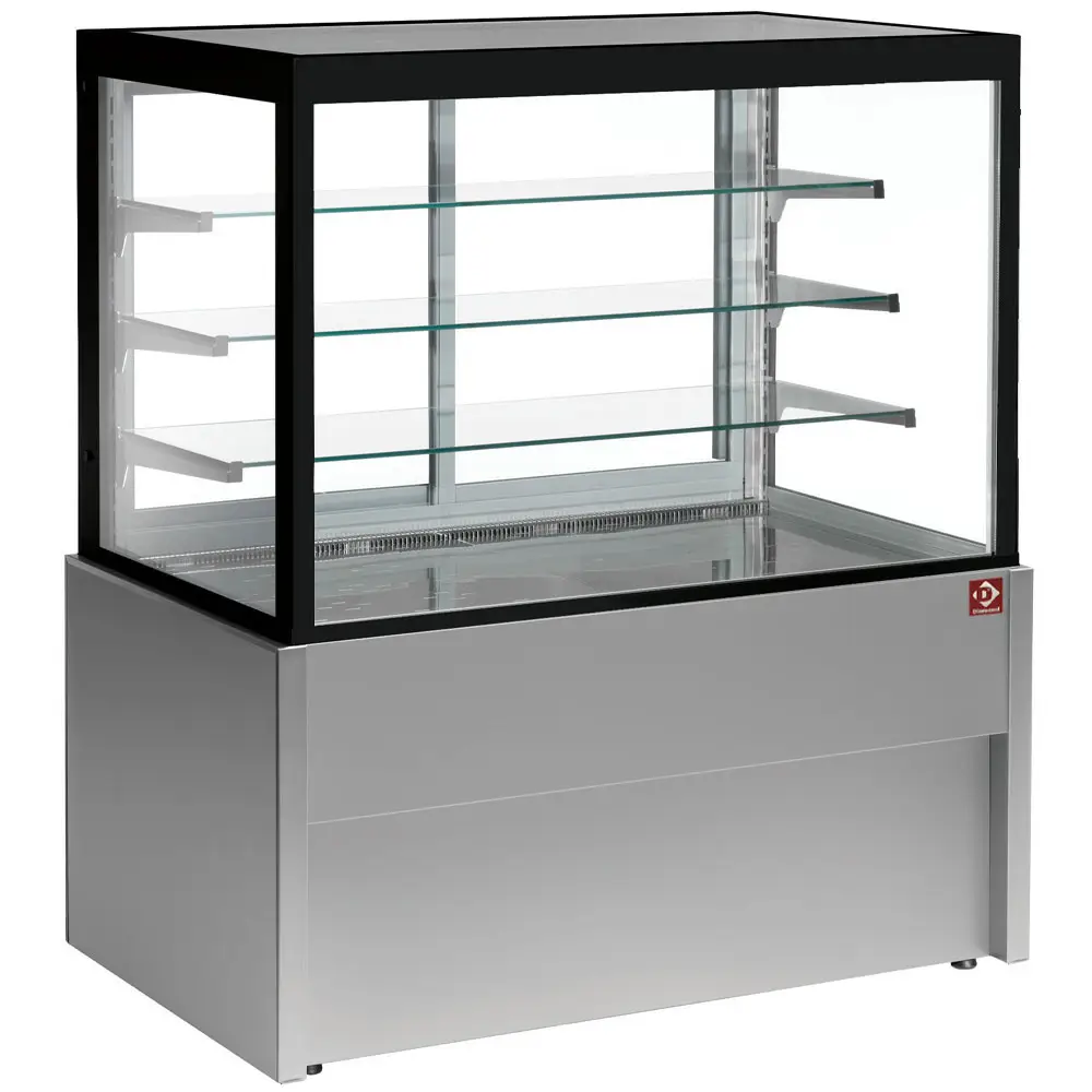 Diamond CB12HT-G5-P Grey Panoramic Heated Display Counter, 1.32kW