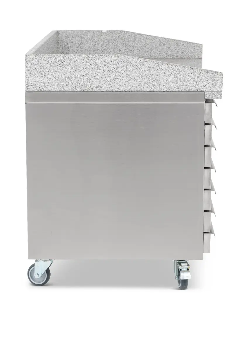 BLIZZARD Single Hinged Door Pizza Prep Counter With Neutral Drawers - Image 3