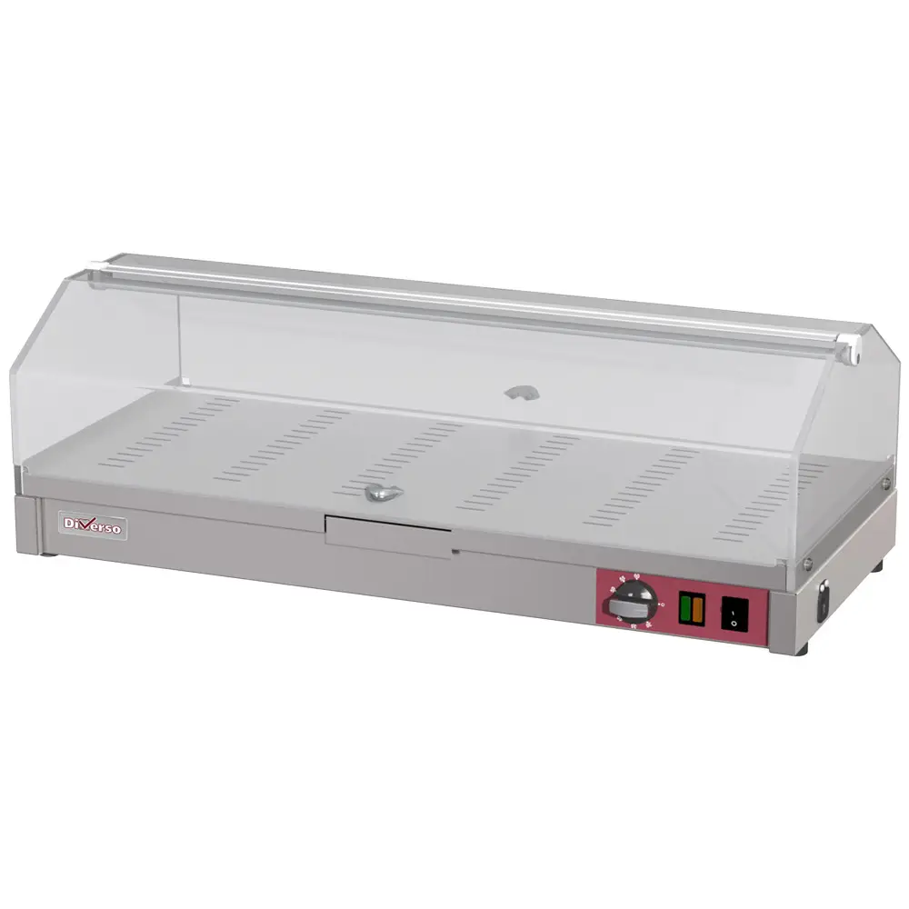 Diverso WR-EVC1-58 Countertop heated display case, 1 level L800mm