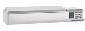 Sterling Pro Cobus SPT1400-330-SS Topping Well with Stainless Steel Lid, 6 x GN1/4