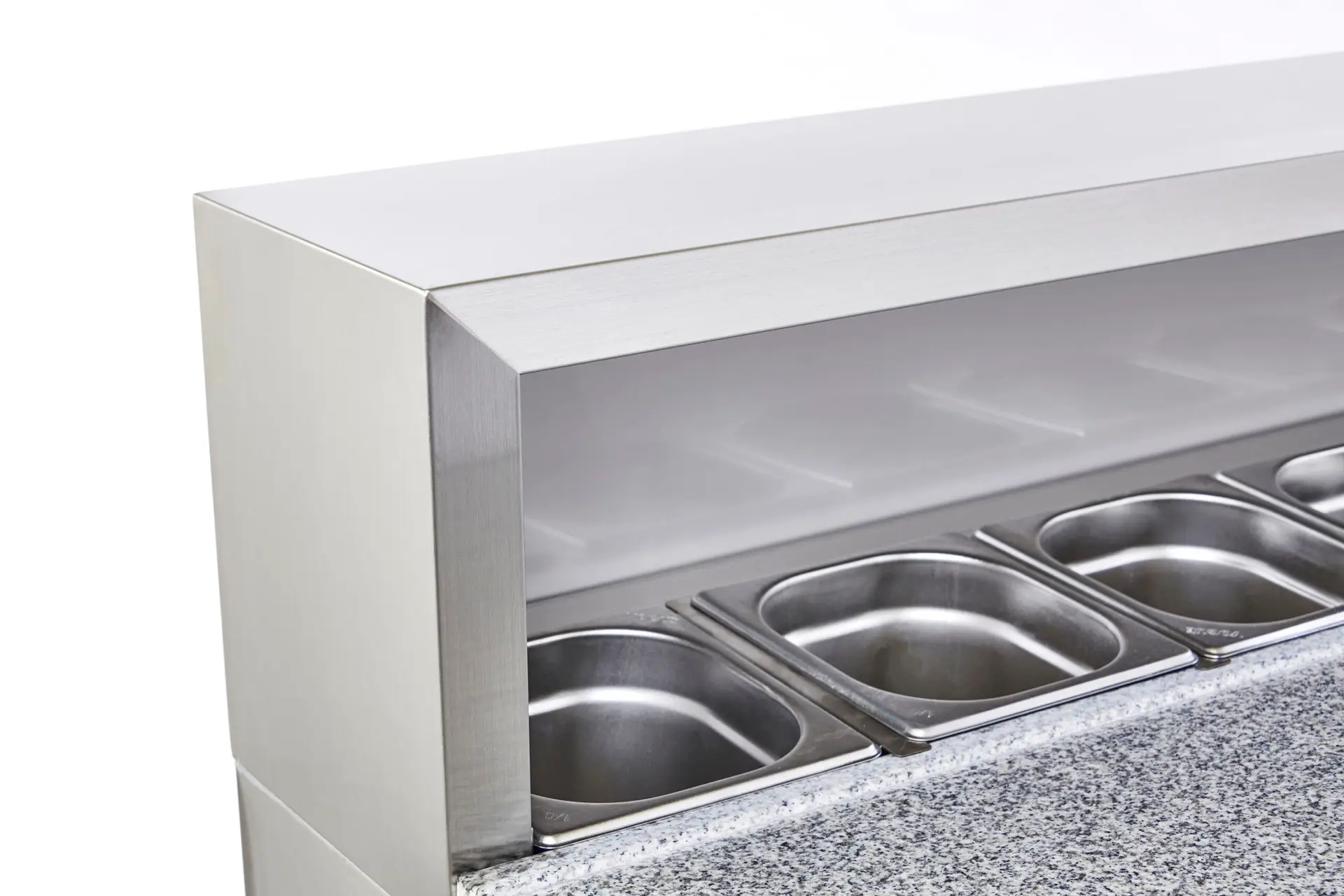 Sterling Pro Cobus SPU903PZ 3 Door Granite Top Pizza Counter, 8 x GN1/6, 402 Litres - Image 2
