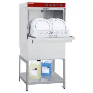 Diamond DC502/6_BD/F-S 500mm Basket Frontloading Dishwasher with Open Understorage, 18 Plates