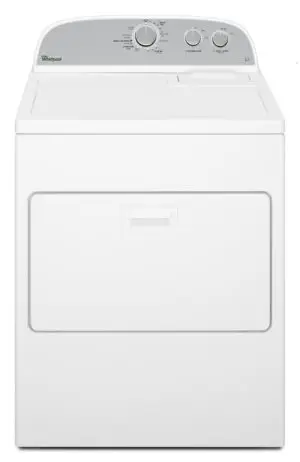 Whirlpool Atlantis 3LWED4815FW 6th Sense American Style Vented Dryer, 15kg