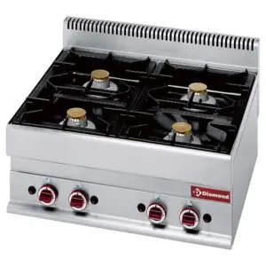 Diamond G65/4F7T Gas cooker 4 burners -Top-