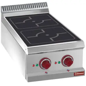 Diamond E7/2ID4T Electric range, 2 induction zones -Top -