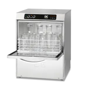 DC SG40 Standard Range 400mm Basket Frontloading Commercial Glasswasher, 16 Pint Capacity