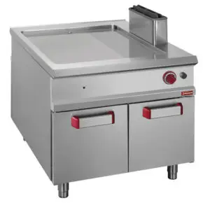 Diamond G1/PMA2 Freestanding 2/3 Smooth 1/3 Grooved Fry Top Gas Griddle on Netrual Closed cupboard