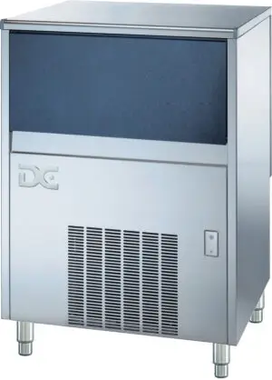 DC DCQ70-40A Self Contained Qube Ice Machine with Drain Pump, 70kg/24hrs Output / 40kg Storage
