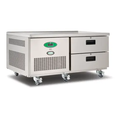 Foster LL2/1HD/14-114 2 Drawer Low Level Stainless Steel Refrigerated Counter, 140 Litres