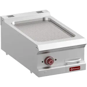 Diamond E7/PR4T-N Electric Ribbed Fry Top Grill, 5kW