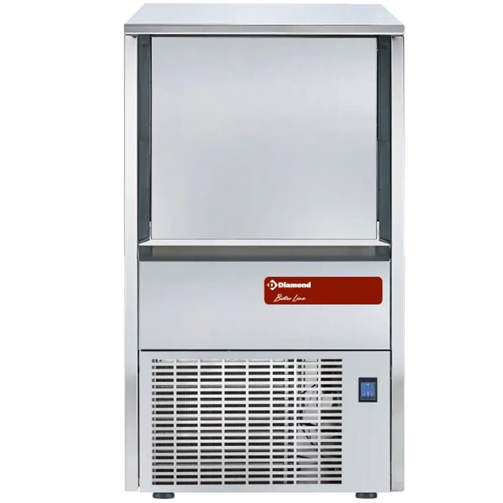 Diamond MXP-45A/R2 Hollow Ice Cube Maker, 32kg/24hrs Output / 12kg Storage
