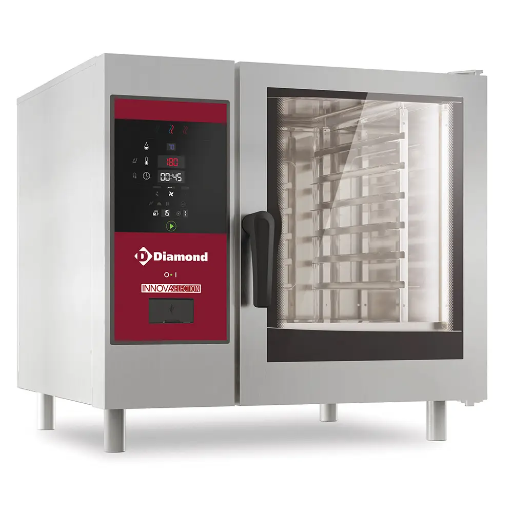 Diamond SBES/XC-06-230V/3- Electric Steam Convection Boiler Oven, 6 x 1/1 GN