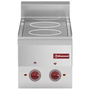 Diamond E60/2VC3T-N Vitroceramic Electric 2 Induction Hob Cooker, 3.6kW