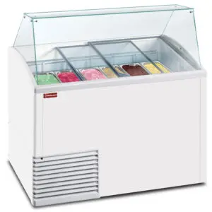 Diamond BIG-EXPO/LUX Ice Cream Display Case, 2 x 10 Tray Capacity