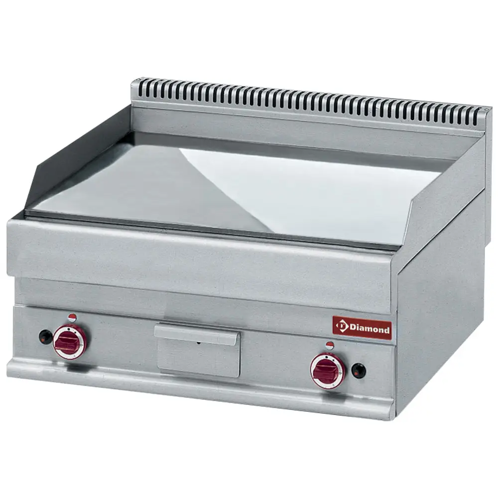 Diamond G65/PLCD7T Smooth Cooking Plate Countertop Chrome Gas Griddle