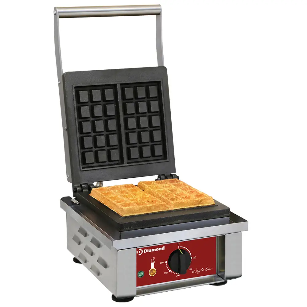 Diamond GB-3X5/N Electrical Waffle Iron, 2 Piece Capacity