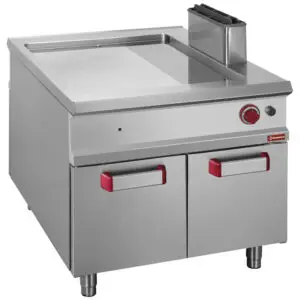 Diamond G1/PMCA2 Freestanding 2/3 Smooth 1/3 Grooved Fry Top Gas Griddle on Netrual Closed cupboard