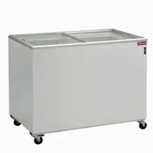 Diamond GVL030/R2 White Display Chest Freezer, 300 liters