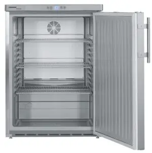Liebherr FKUv 1660 Single Door Undercounter Stainless Steel Fridge, 141 Litres