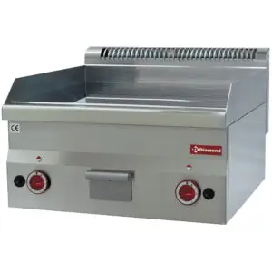 Diamond G60/PLCD6T Smooth gas cooking plate "chromium" -Top-