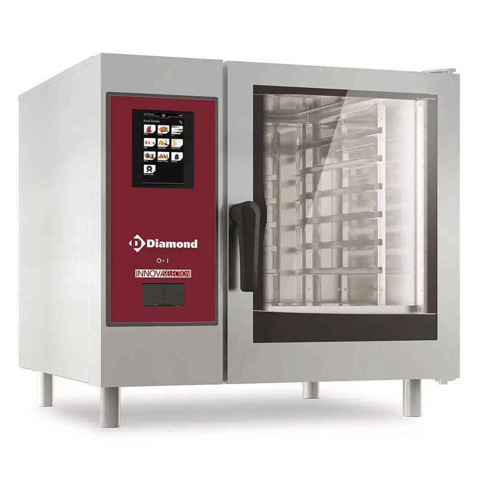Diamond SBGT/XC-06 Gas Steam Convection Boiler Oven, 6 x 1/1 GN