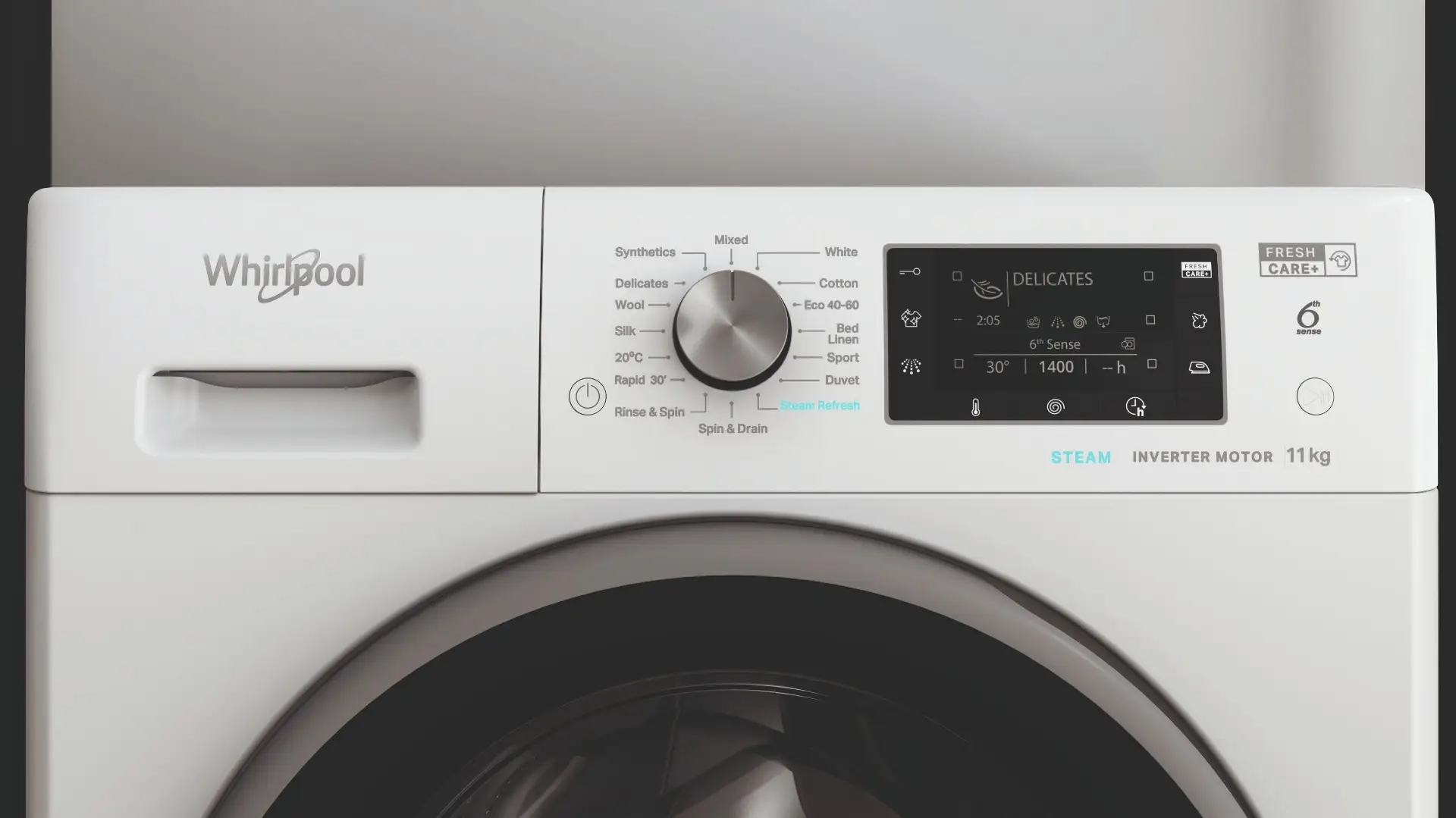 Whirlpool FFD11469BSV UK 6th Sense Washer, 11kg - Image 5