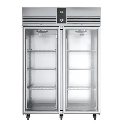 Foster EP1440G/41-494 EcoPro G3 Glass Double Door Upright Refrigerated Cabinet, 1350 Litres