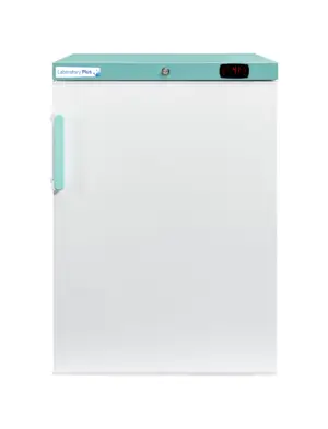LEC Medical LSFSF98BT-UK Solid Single Door Laboratory Plus Bluetooth Enabled Countertop Freezer, 98 Litres