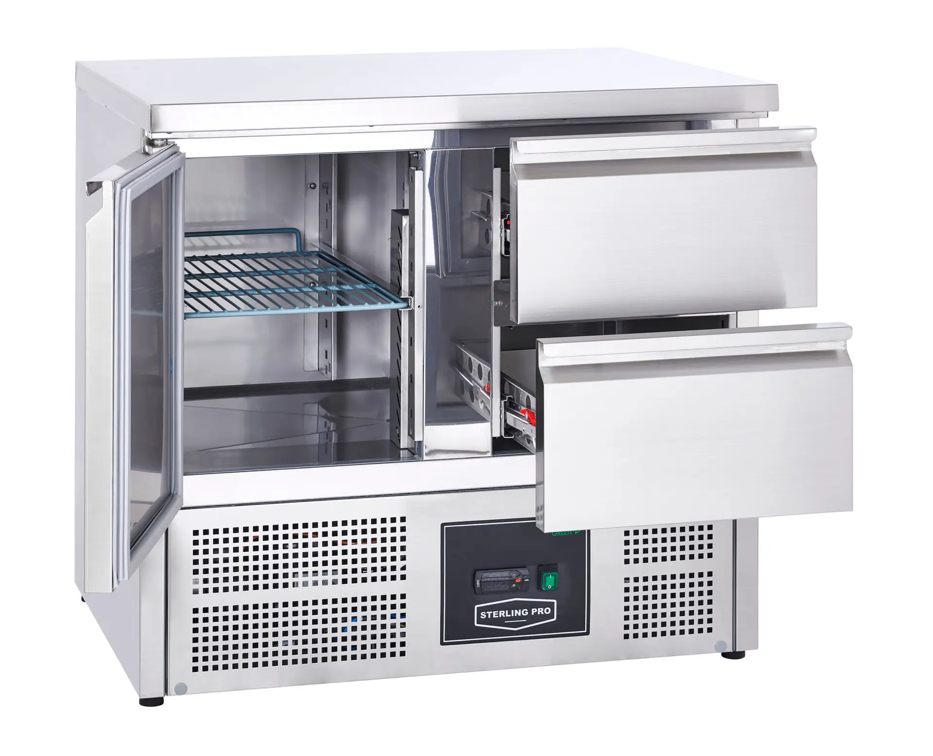 Sterling Pro Cobus SPU201-2D Undermounted Fridge Counter 2 Drawers 1 Door, 230 Litres - Image 6