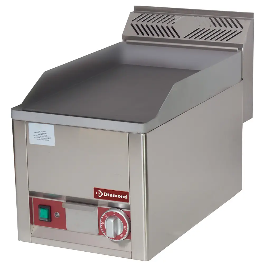 Diamond ES6/PLT-N Smooth Electric Griddle Cooking Plate, 3kW