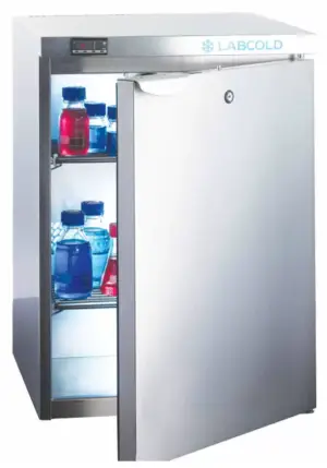 Labcold RAFR05203 Solid Double Door Advanced Laboratory Undercounter Freezer, 150 Litres