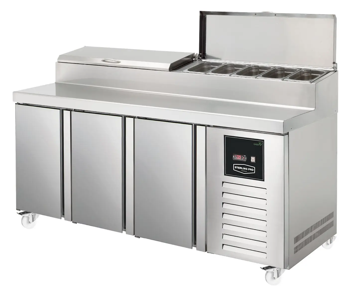 Sterling Pro Green SPIZ-180 3 Door Refrigerated Preparation Counter