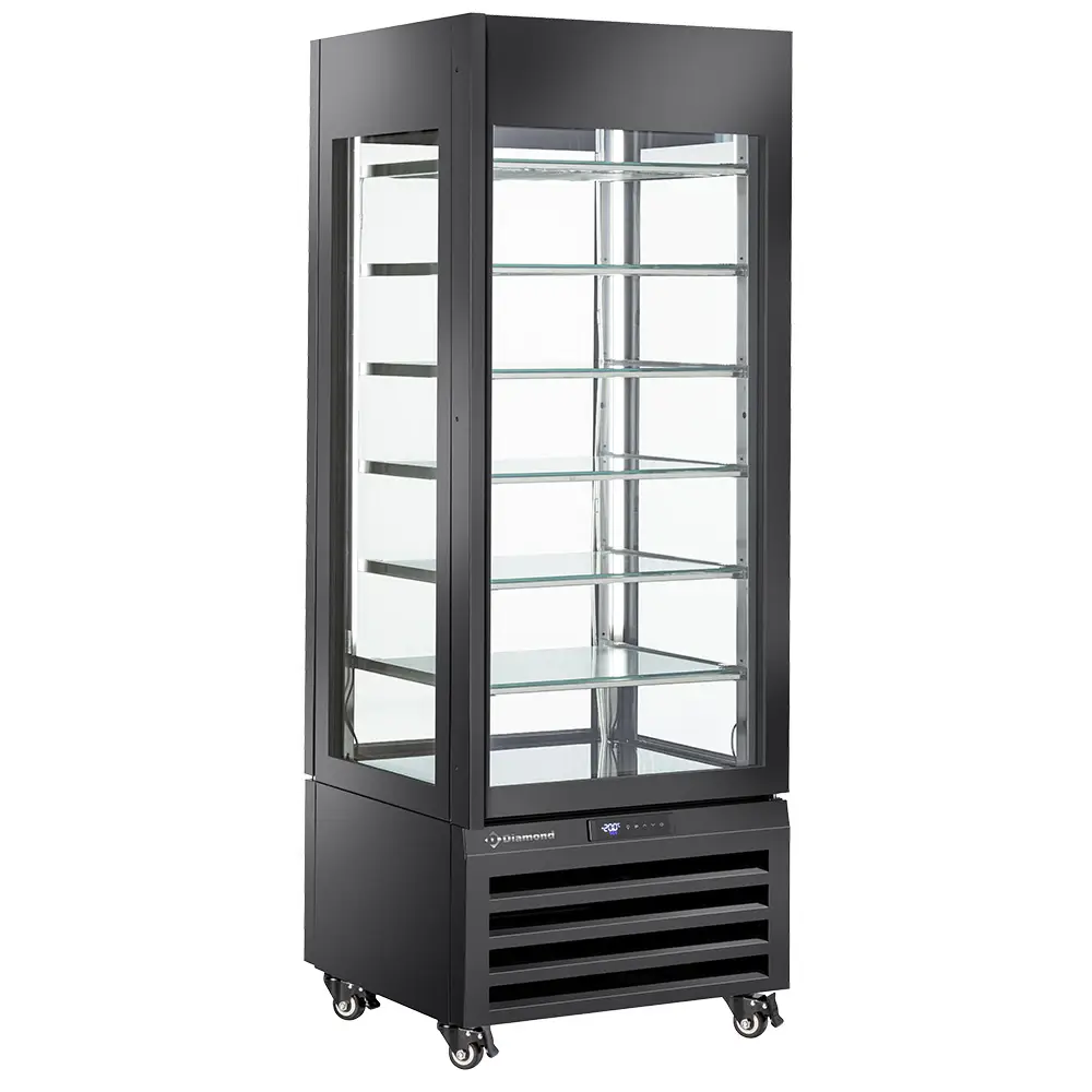 Diamond MAX-507-SB 6 Levels Glass Showcase, 440 Litres