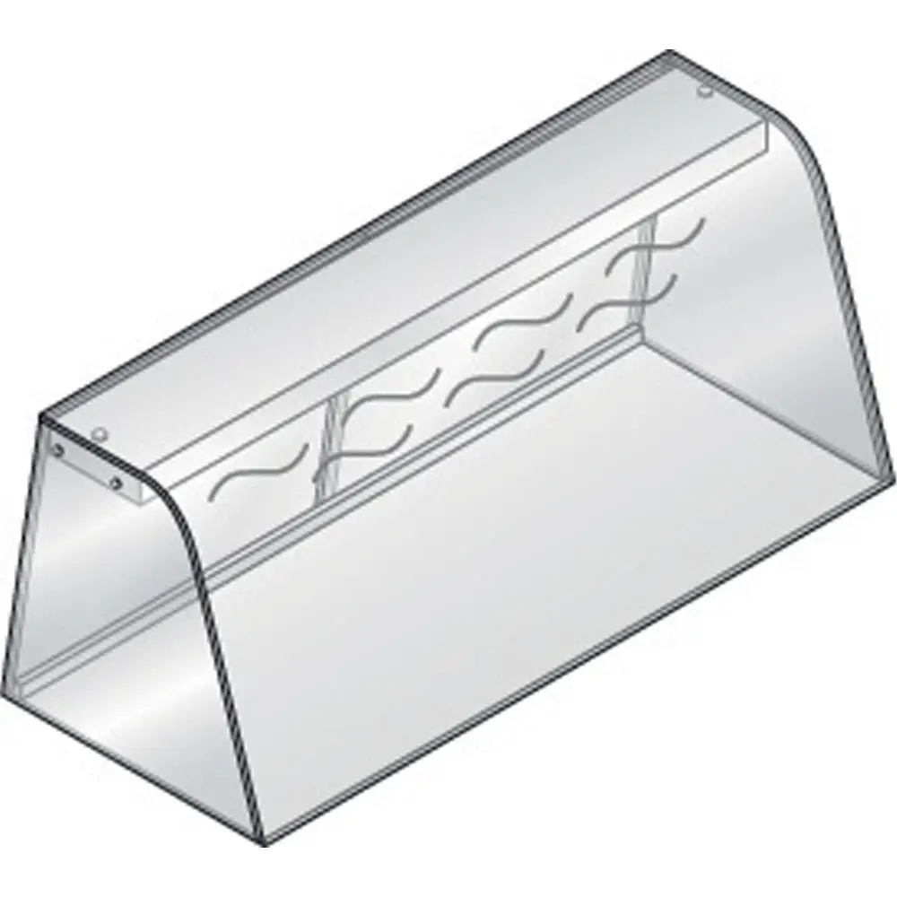 Diamond DPA/SC12 Element Warming Display with Sliding Doors, 0.8kW