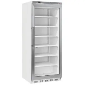 Diverso WR-NG61-LV Freezer cabinet, glass door, static, 600 liters - White