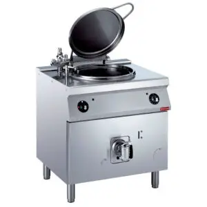Diamond E17/M60I8-N Electric Indirect Heating Rounded Kettle on Board, 60 Litres