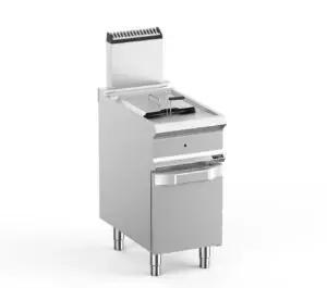 Hobart Ecomax HEFRG74A Floorstanding Single Basket Gas Fryer, 4 Litres