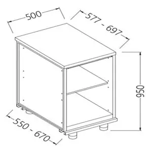 Diamond NN05X Neutral Rear Cabinet