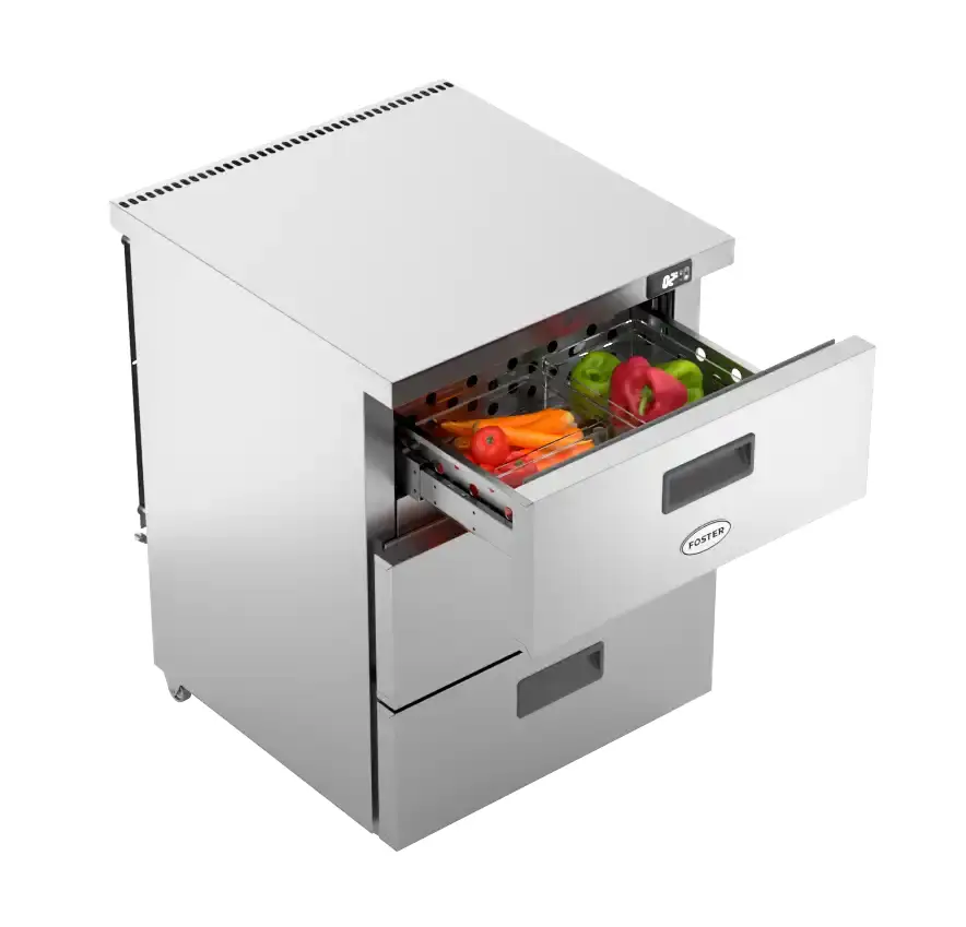 Foster HR150/3D/13-106 3 Drawer Undercounter Cabinet Refrigerator, 150 Litres - Image 3